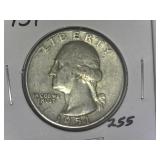 1951 Washington Quarter