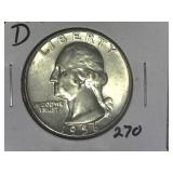1956-D Washington Quarter