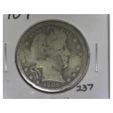 1909 Barber Quarter
