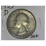 1955-D Washington Quarter