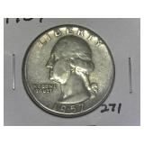1957 Washington Quarter