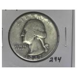 1947 Washington Quarter