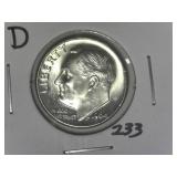 1964-D Roosevelt  Dime