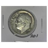 1950 Roosevelt  Dime