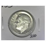 1953 Roosevelt  Dime