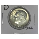 1959-D Roosevelt  Dime