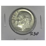 1962 Roosevelt  Dime