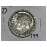1949-D Roosevelt  Dime