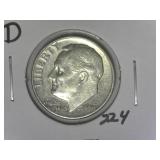 1958-D Roosevelt  Dime