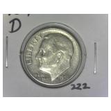 1957-D Roosevelt  Dime