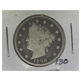 1890 Liberty V-Nickel