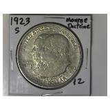 1923-S Monroe Doctrine Half Dollar