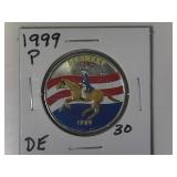 1999-P DE Colorized State Quarter