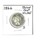1866 Three Cent Nickel