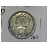 1940-D Mercury Dime