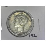 1945 Mercury Dime