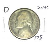 1944-D 35% Silver Jefferson Nickel