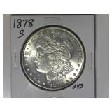 1878-S Morgan Silver Dollar