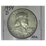 1954-D Franklin Half Dollar