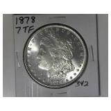 1878 7TF Morgan Silver Dollar