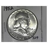 1952 Franklin Half Dollar
