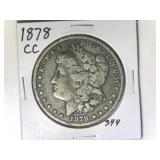 1878-CC Morgan Silver Dollar