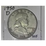 1950-D Franklin Half Dollar
