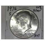 1976-S 40% Silver Kennedy Half Dollar