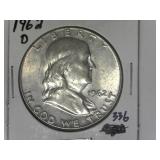 1962-D Franklin Half Dollar
