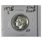 1975-S Clad Proof Roosevelt Dime