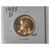 1955-D Lincoln Wheat Cent