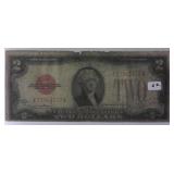 1928 G $2 Red Seal United States Note