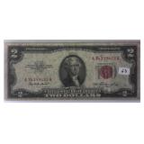 1953 $2 Red Seal United States Note