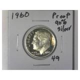 1960 Silver Proof Roosevelt Dime