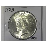 1923 Peace Silver Dollar