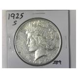 1925-S Peace Silver Dollar
