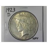 1923-D Peace Silver Dollar