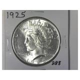 1925 Peace Silver Dollar