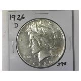 1926-D Peace Silver Dollar