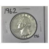 1962 Washington Quarter