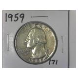1959 Washington Quarter