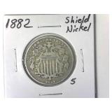 1882 Shield Nickel