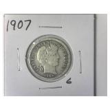 1907 Barber Dime
