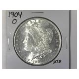 1904-O Morgan Silver Dollar