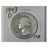 1943-D Washington Quarter