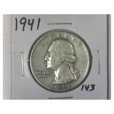 1941 Washington Quarter