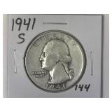 1941-S Washington Quarter