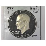 1978-S Clad Proof Ike Dollar