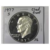 1977-S Clad Proof1 Ike Dollar