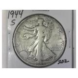 1944-S Walking Liberty Half Dollar